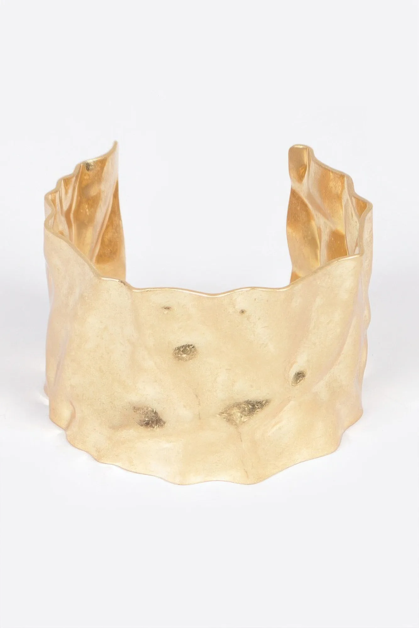 Hammered Metal Cuff Bracelet