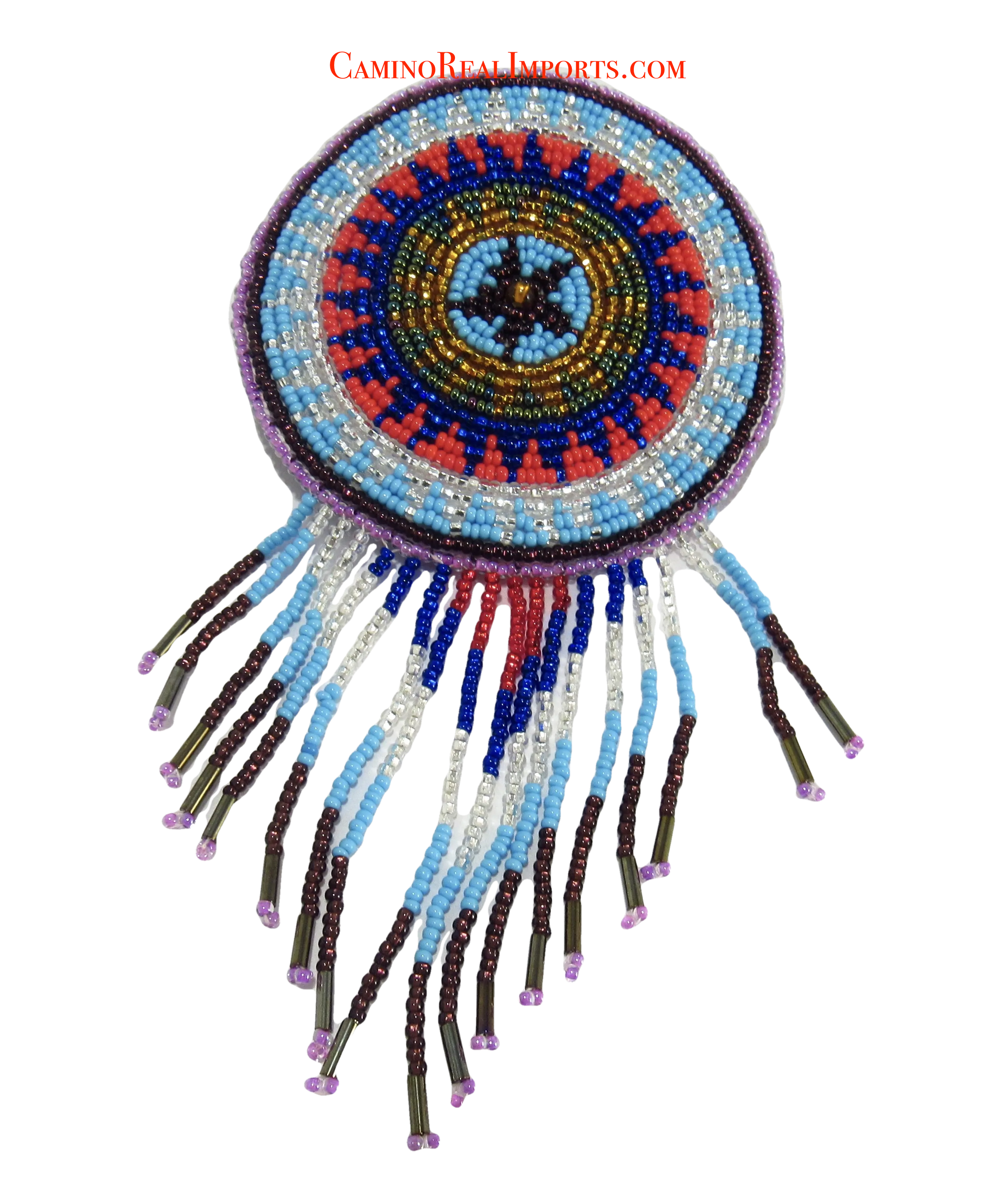 Hand Beaded Hair Barrette GHB004