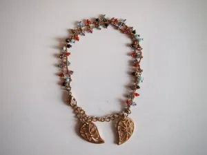 Handmade jewelry bracelet with multicolor beads