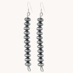 Handmade Navajo Pearl Dangle Earrings