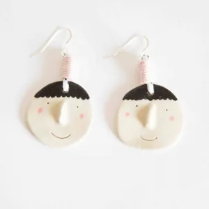HAPPY FACE EARRINGS