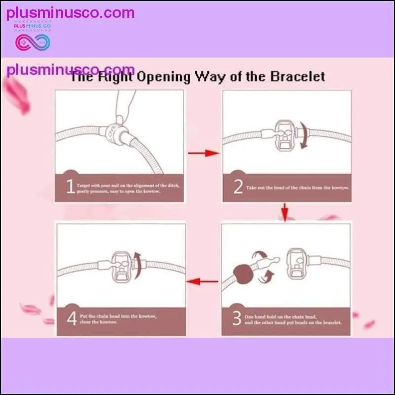 Heart & Key Pendant Rose Gold Color Fine Bracelets & Bangles