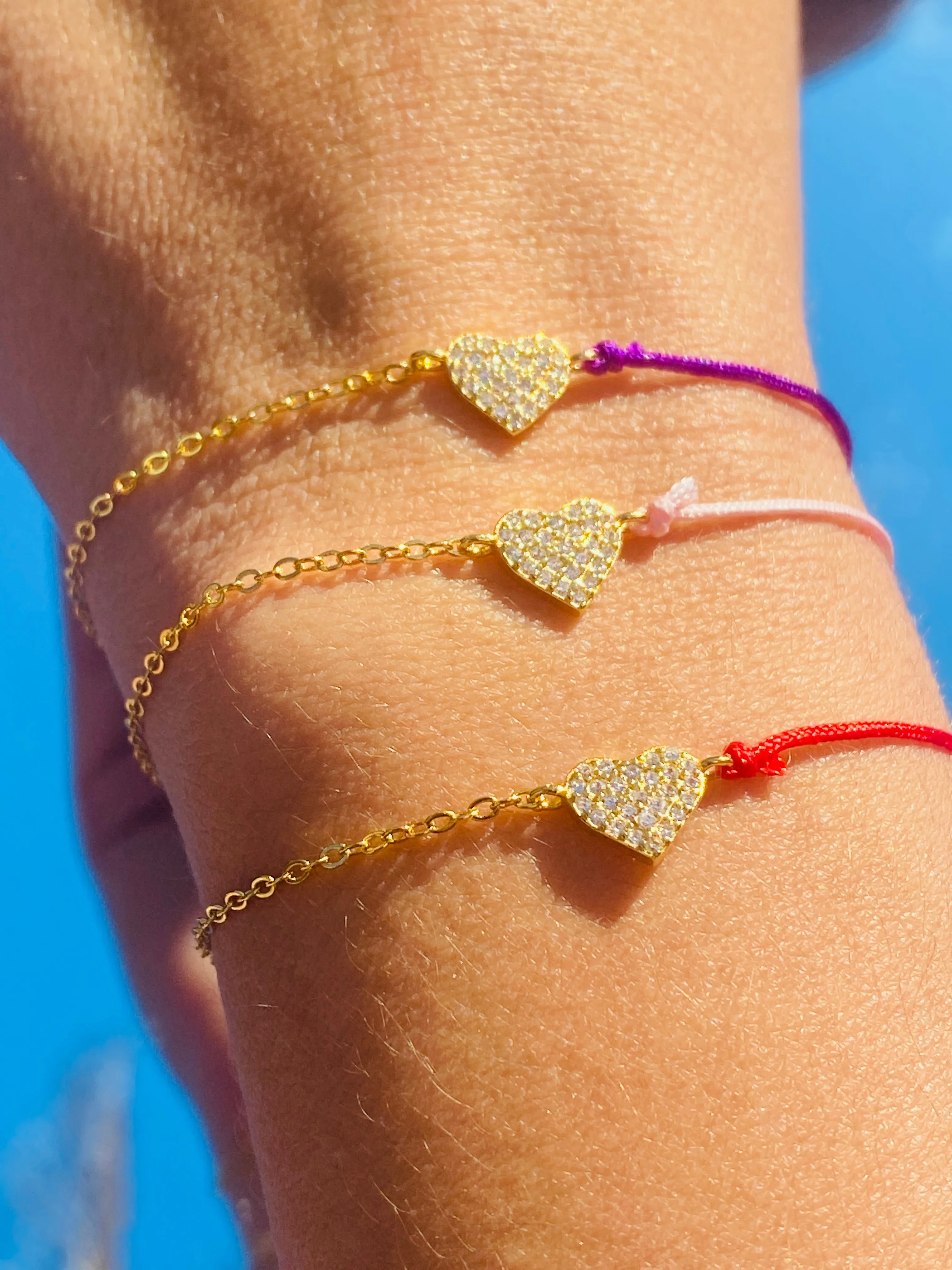 Heart Chain Bracelet
