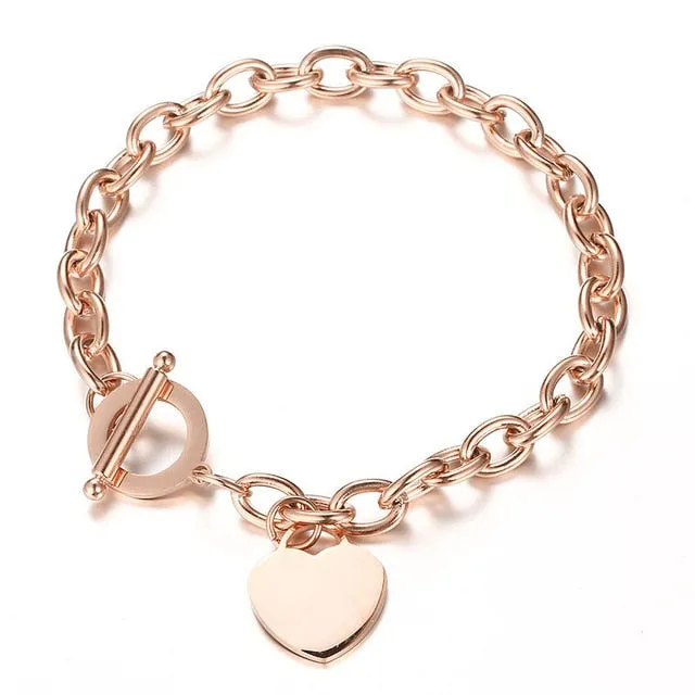 Heart Charm Bracelets
