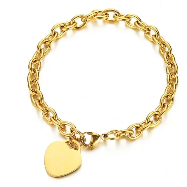 Heart Charm Bracelets