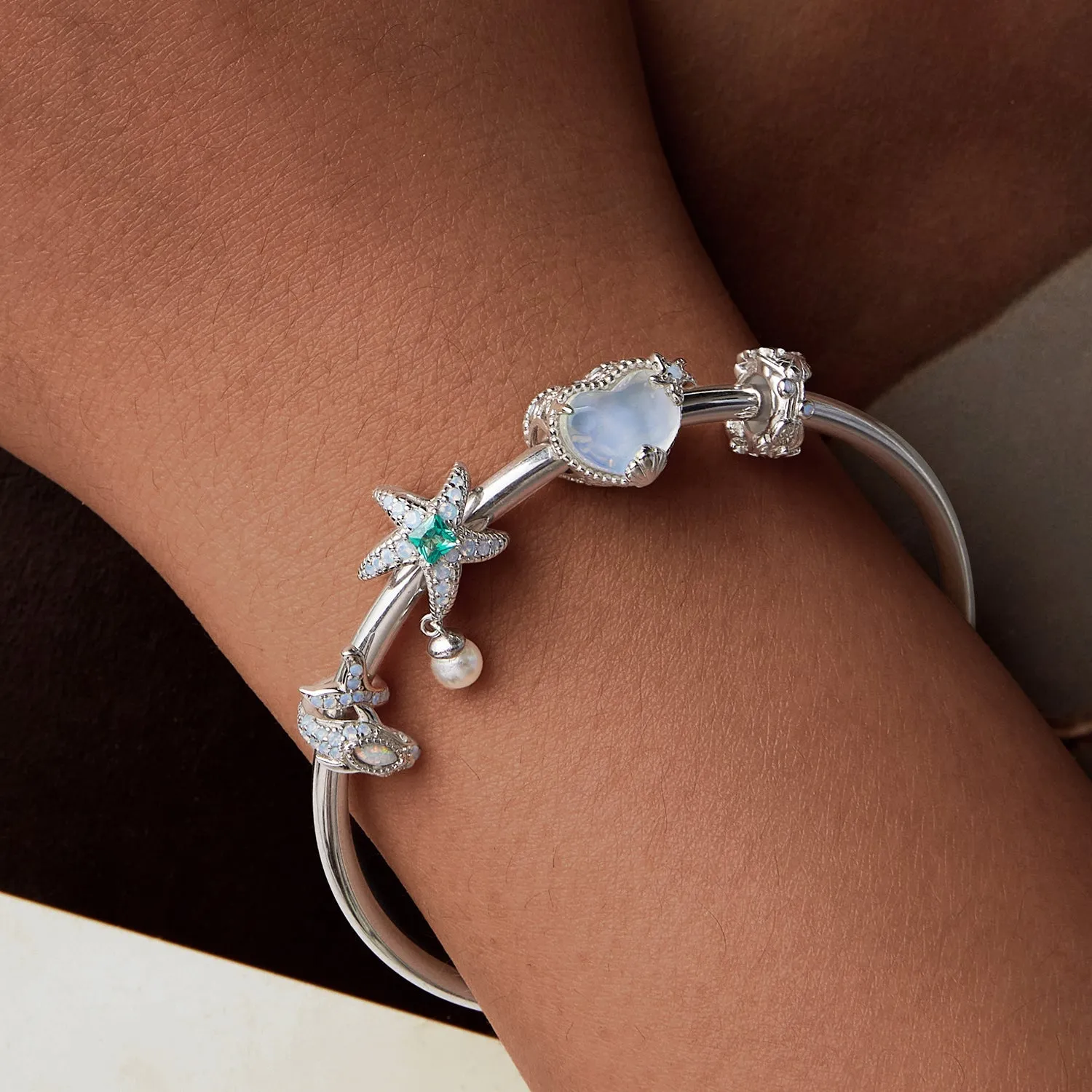 Heart Ocean Charm
