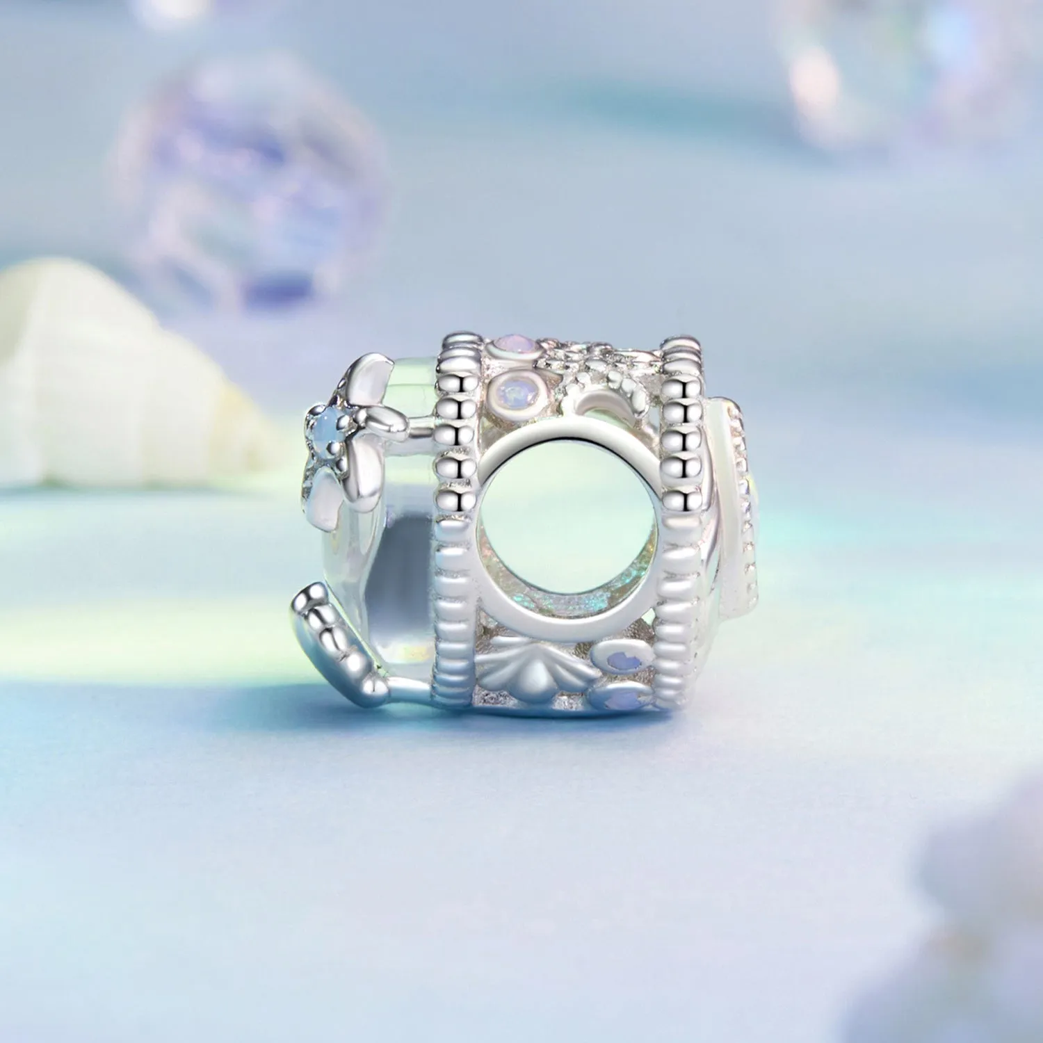 Heart Ocean Charm