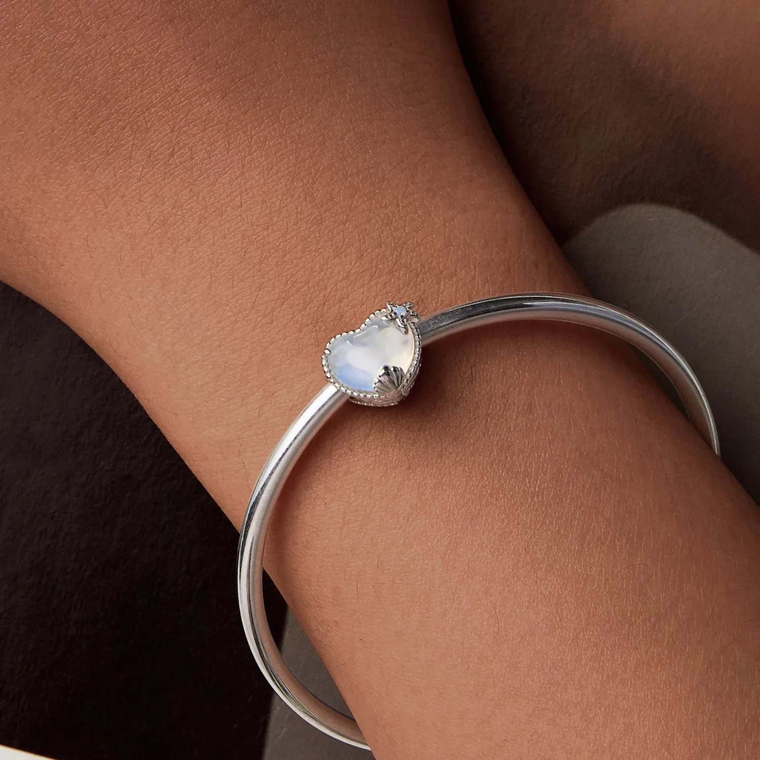 Heart Ocean Charm