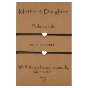 Heartshaped Adjustable Mothers Day Bracelets