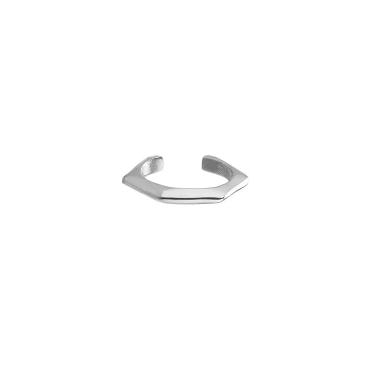 Hexagon Ear Cuff