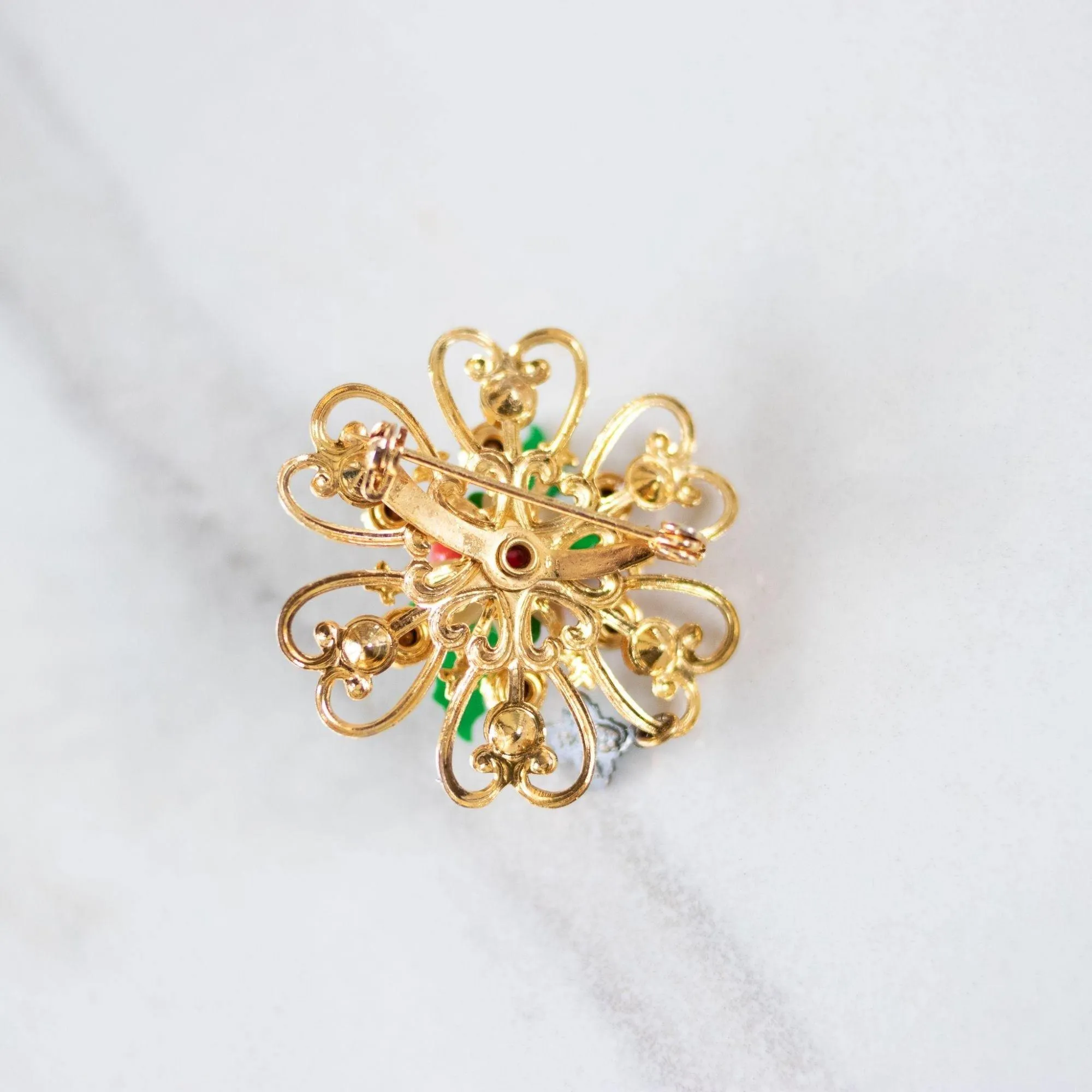 Holly Petite Christmas Brooch