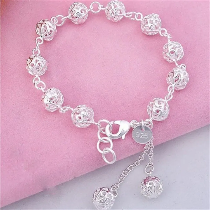 Hot sale Jewelry Pulseras Fashion Silver Bracelets for Women Bracelets & Bangles