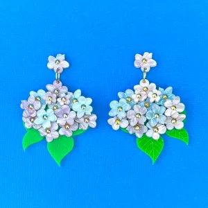 Hydrangea - earrings - Set of 2