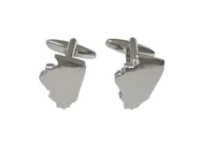 Illinois State Map Shape Cufflinks