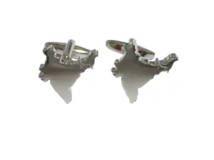 India Map Shape Cufflinks