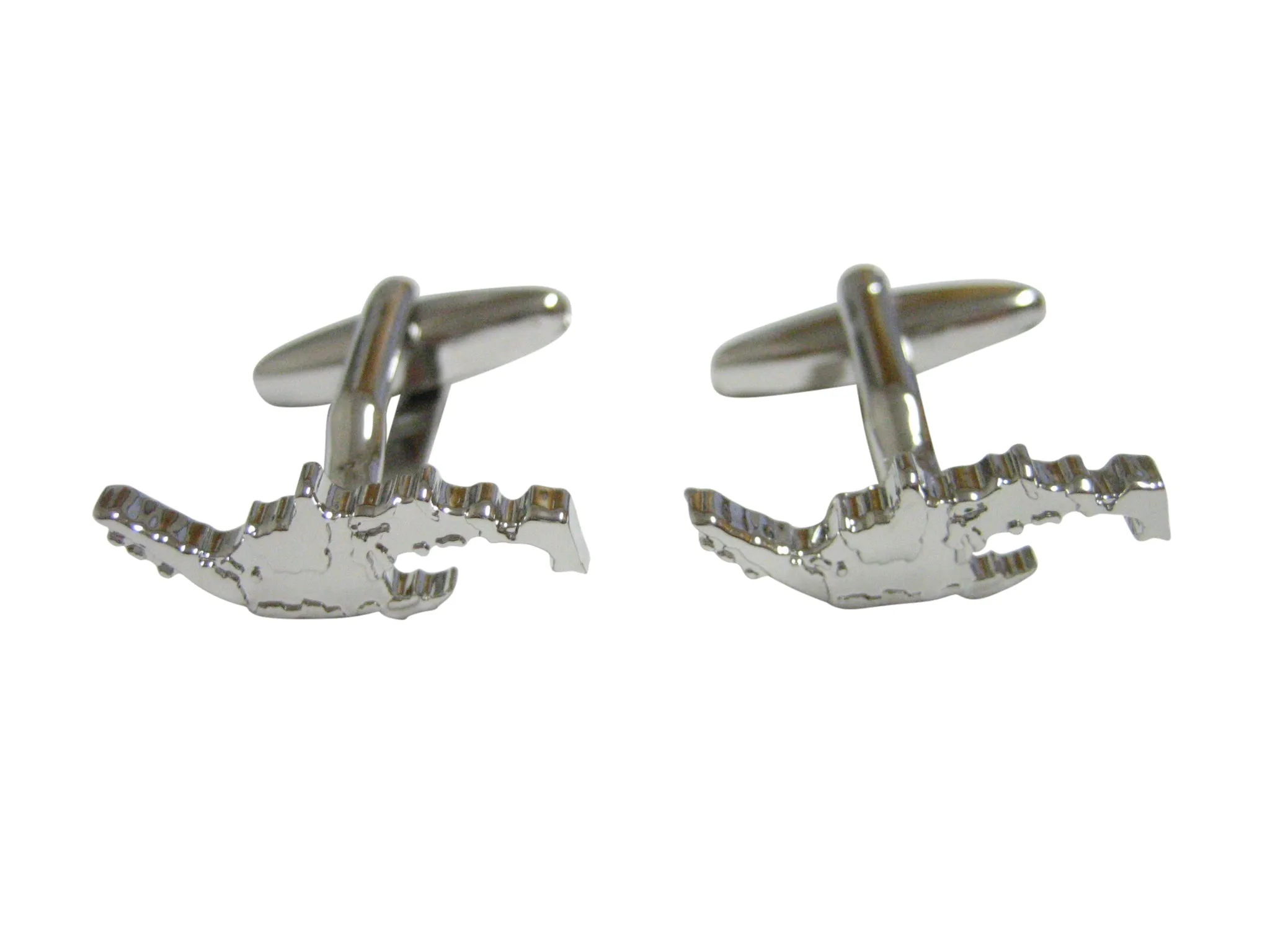 Indonesia Map Shape Cufflinks