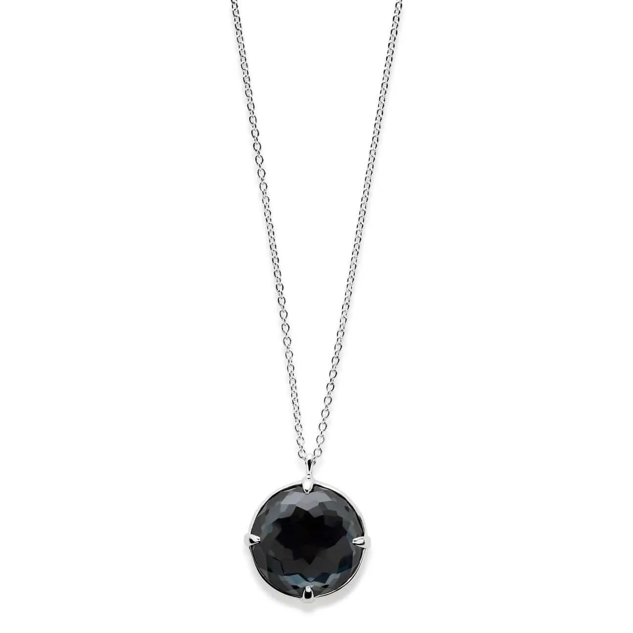 Ippolita Sterling Crystal Hemetite Medium Pendant Necklace