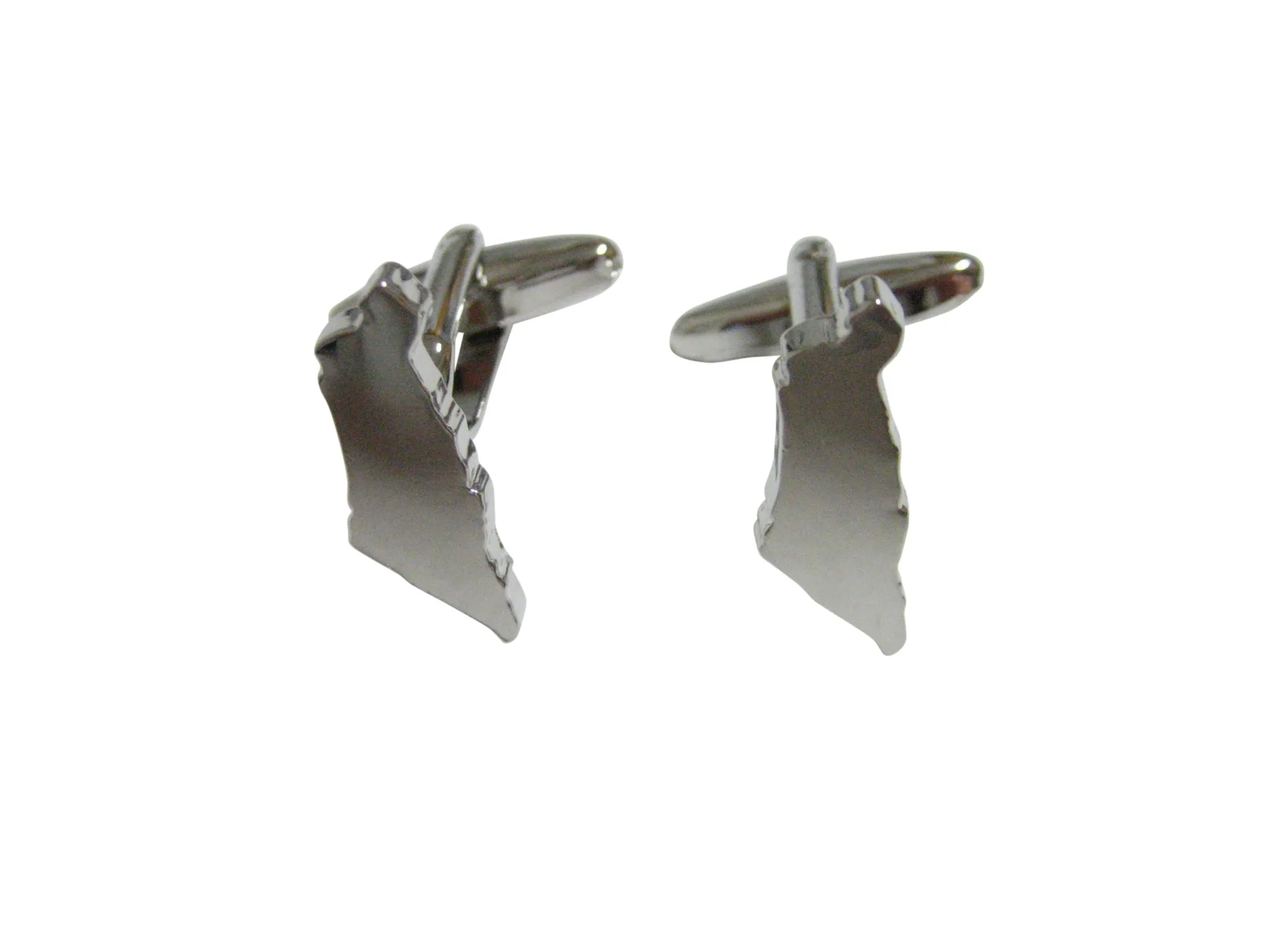 Israel Map Shape Cufflinks