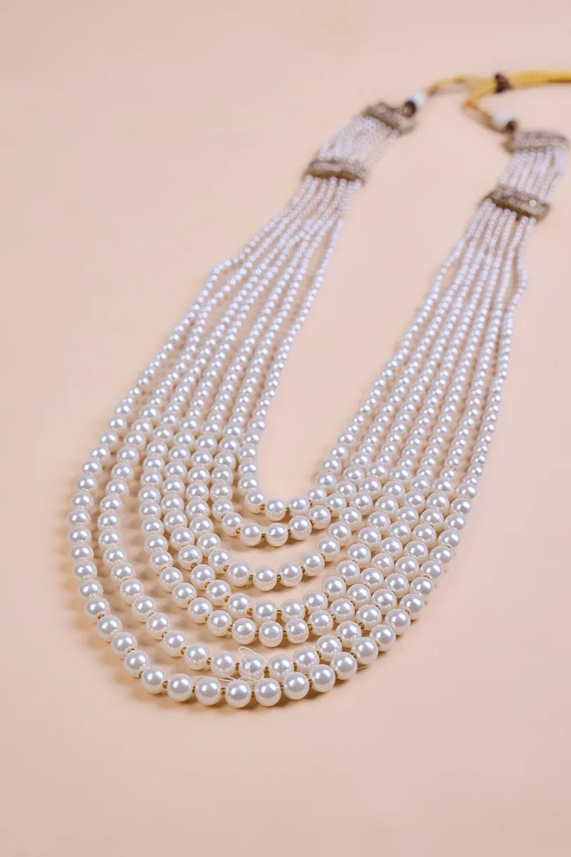 Ivory Six Layered Mala