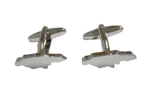 Jamaica Map Shape Cufflinks