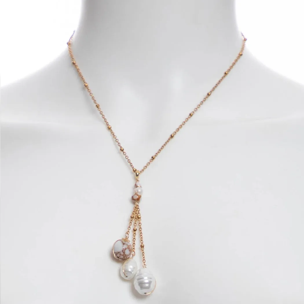 JEWELRY - Howlite Necklace