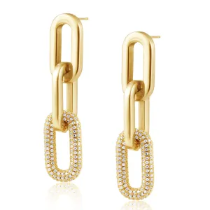 JEWELRY - Jenna Pave Earrings-CLS