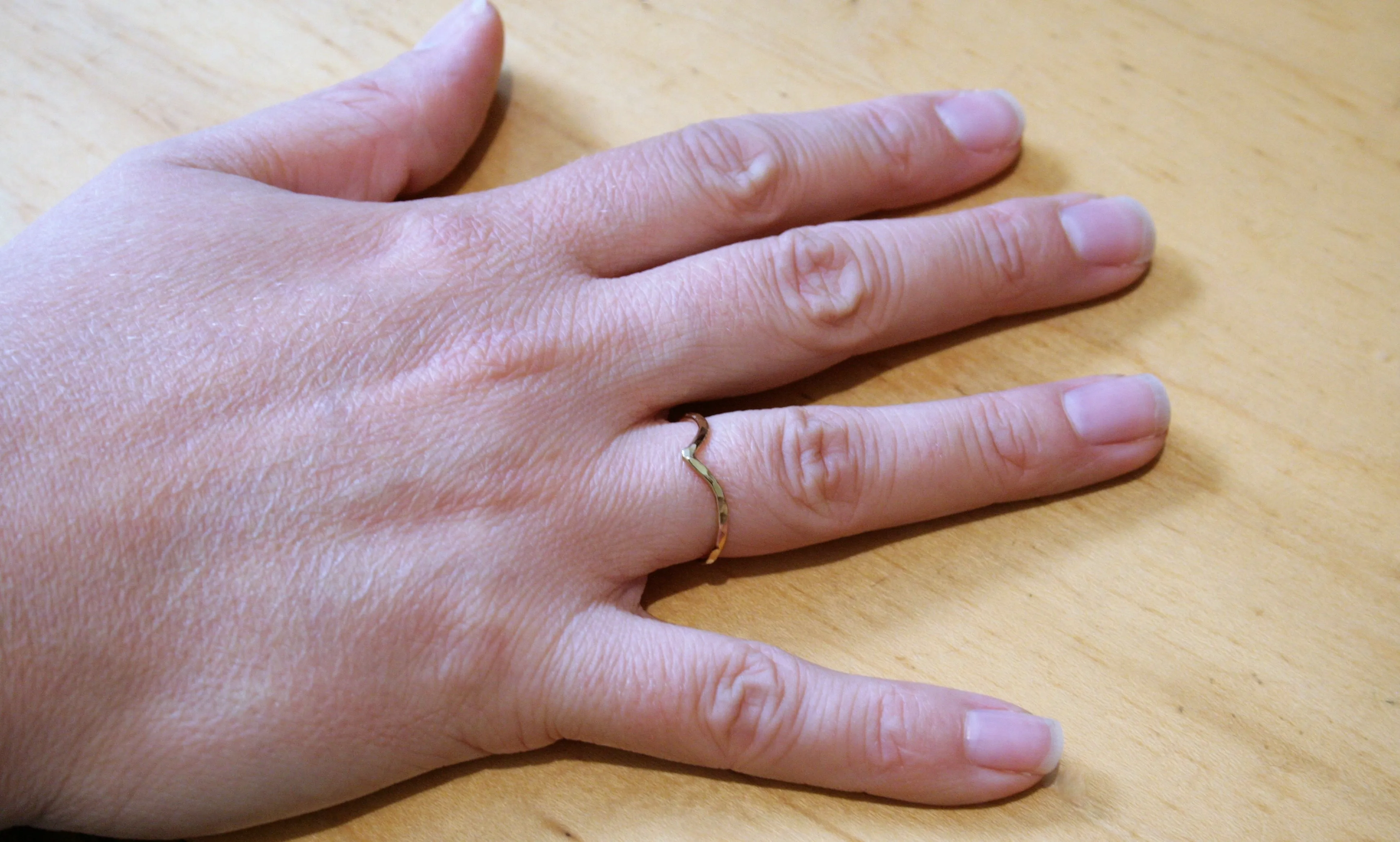 Judith Poe: (W) Chevron Ring