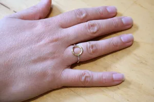Judith Poe: (W) Gold Circle Ring