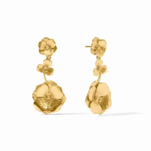 Julie Vos 24K Gold Plated Bloom Tier Earrings