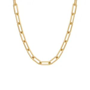 Jumbo Paperclip Link Necklace