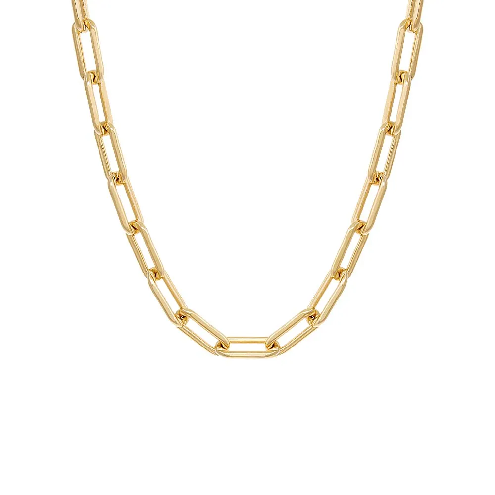 Jumbo Paperclip Link Necklace