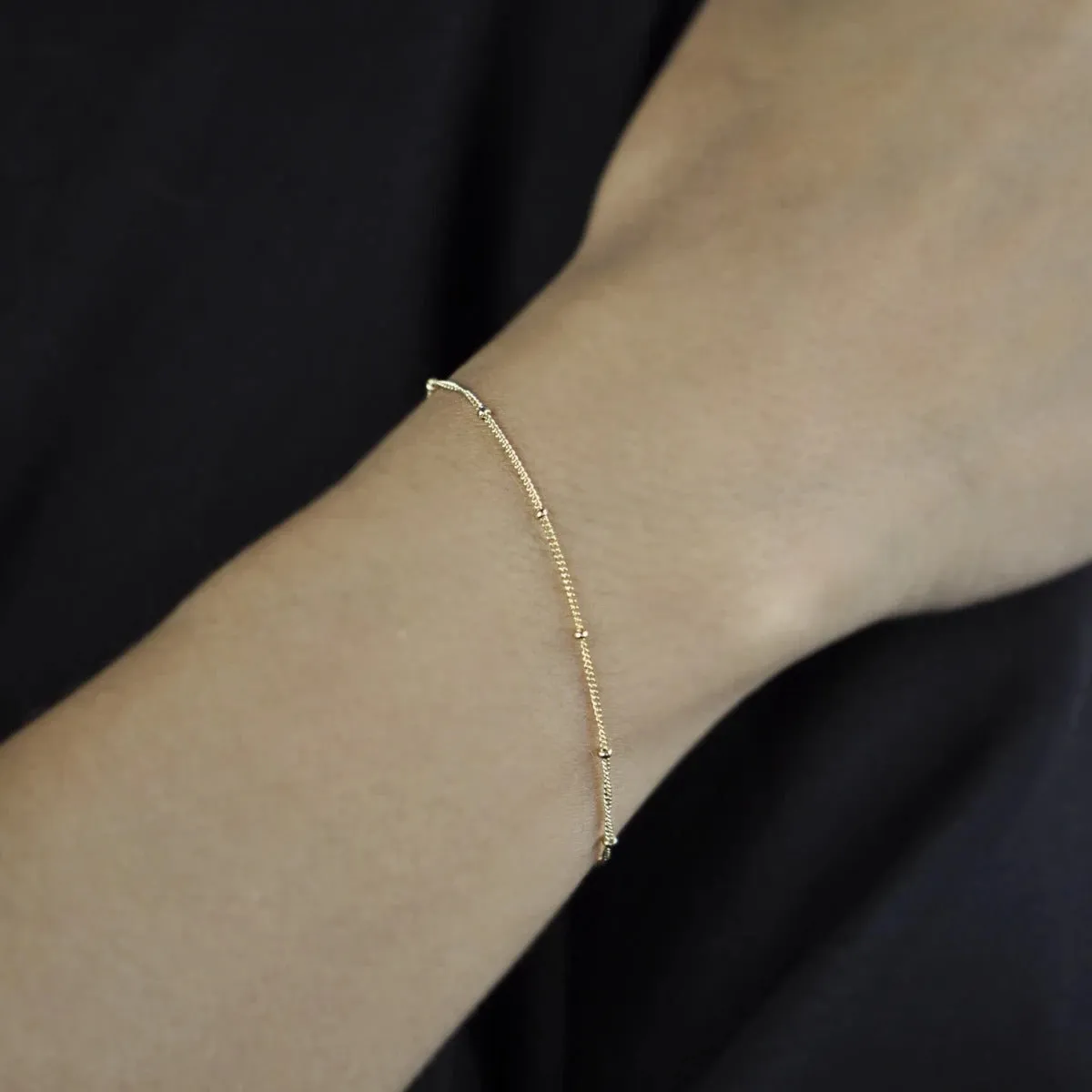 Keiko Ball Chain Bracelet - Gold, Silver