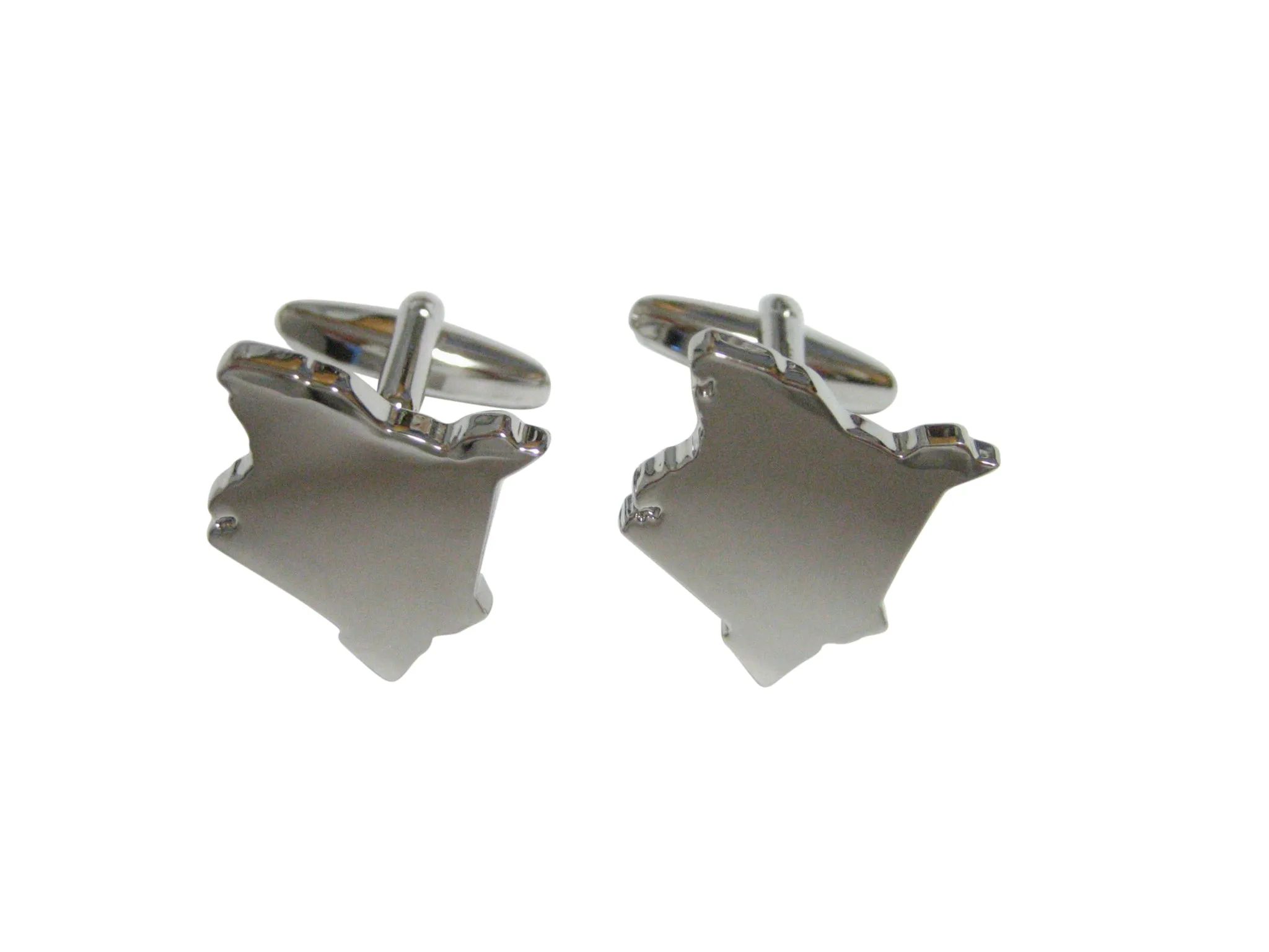 Kenya Map Shape Cufflinks