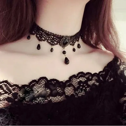Korean Fashion Velvet Choker Necklace for Women