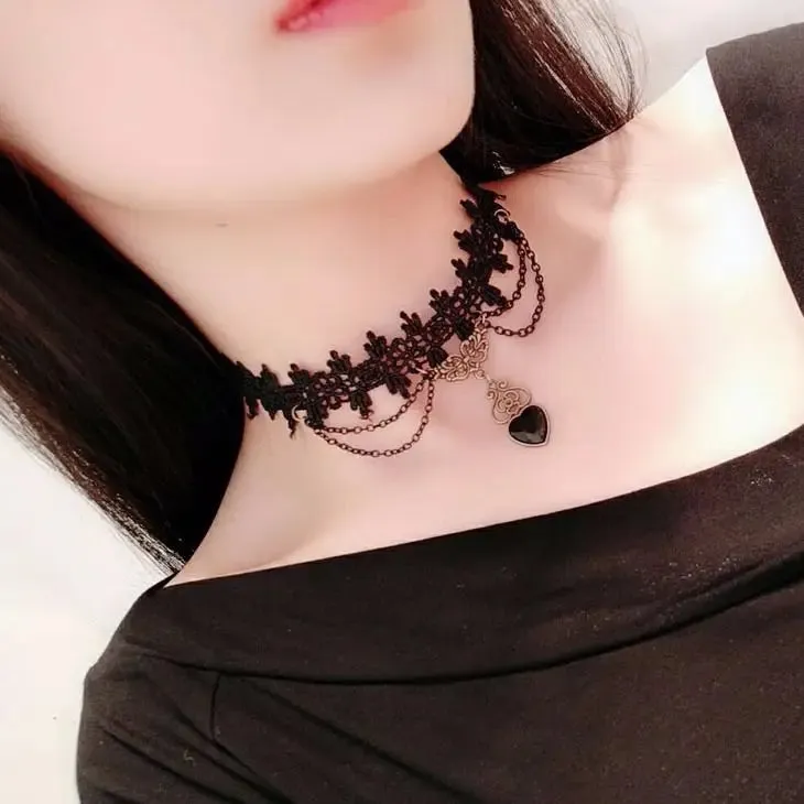 Korean Fashion Velvet Choker Necklace for Women