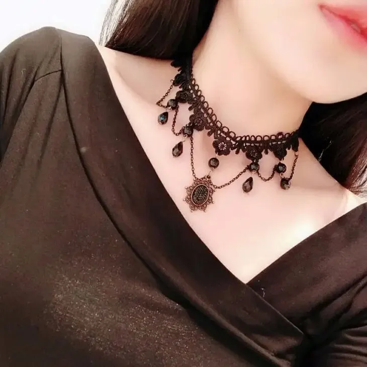 Korean Fashion Velvet Choker Necklace for Women
