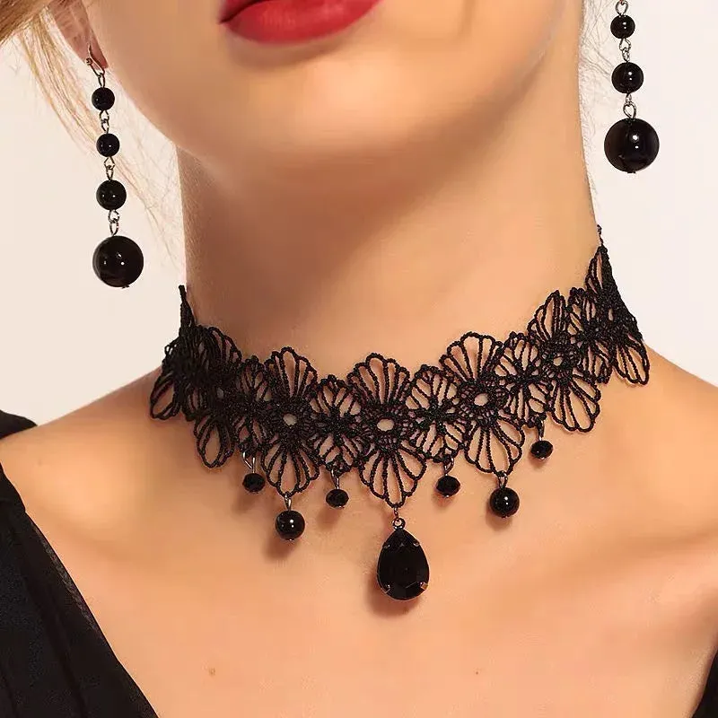 Korean Fashion Velvet Choker Necklace for Women