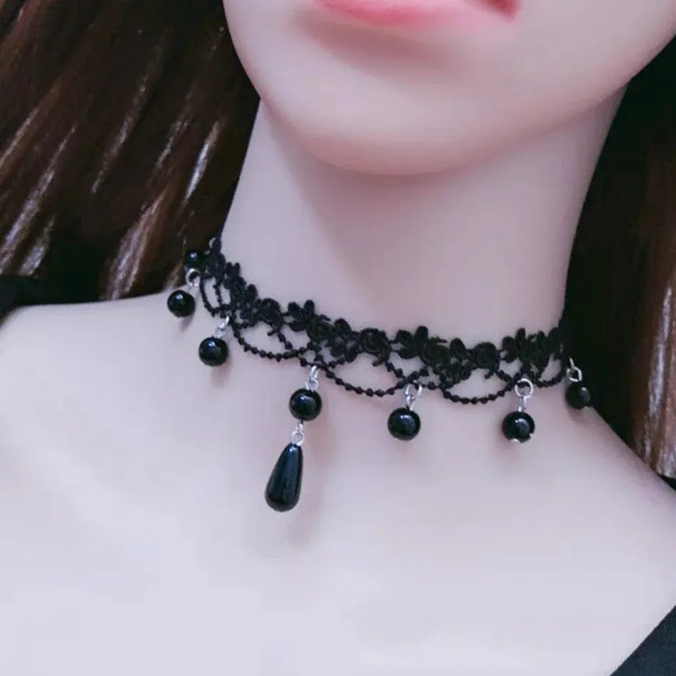 Korean Fashion Velvet Choker Necklace for Women
