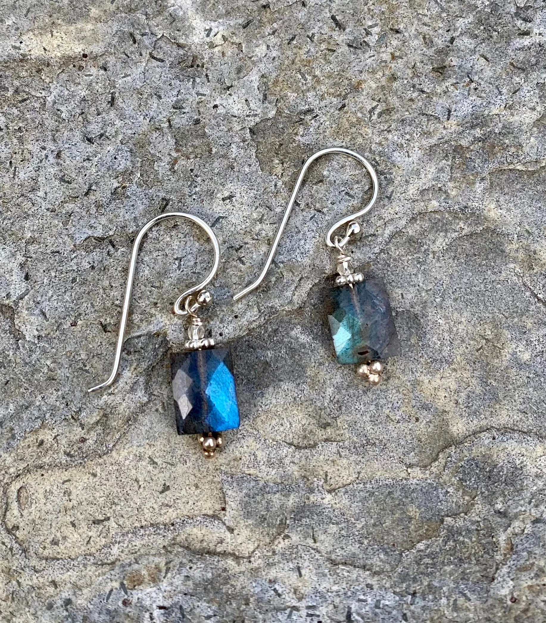 Labradorite Spark Earring