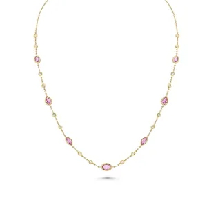 Lana Pink Sapphire Necklace
