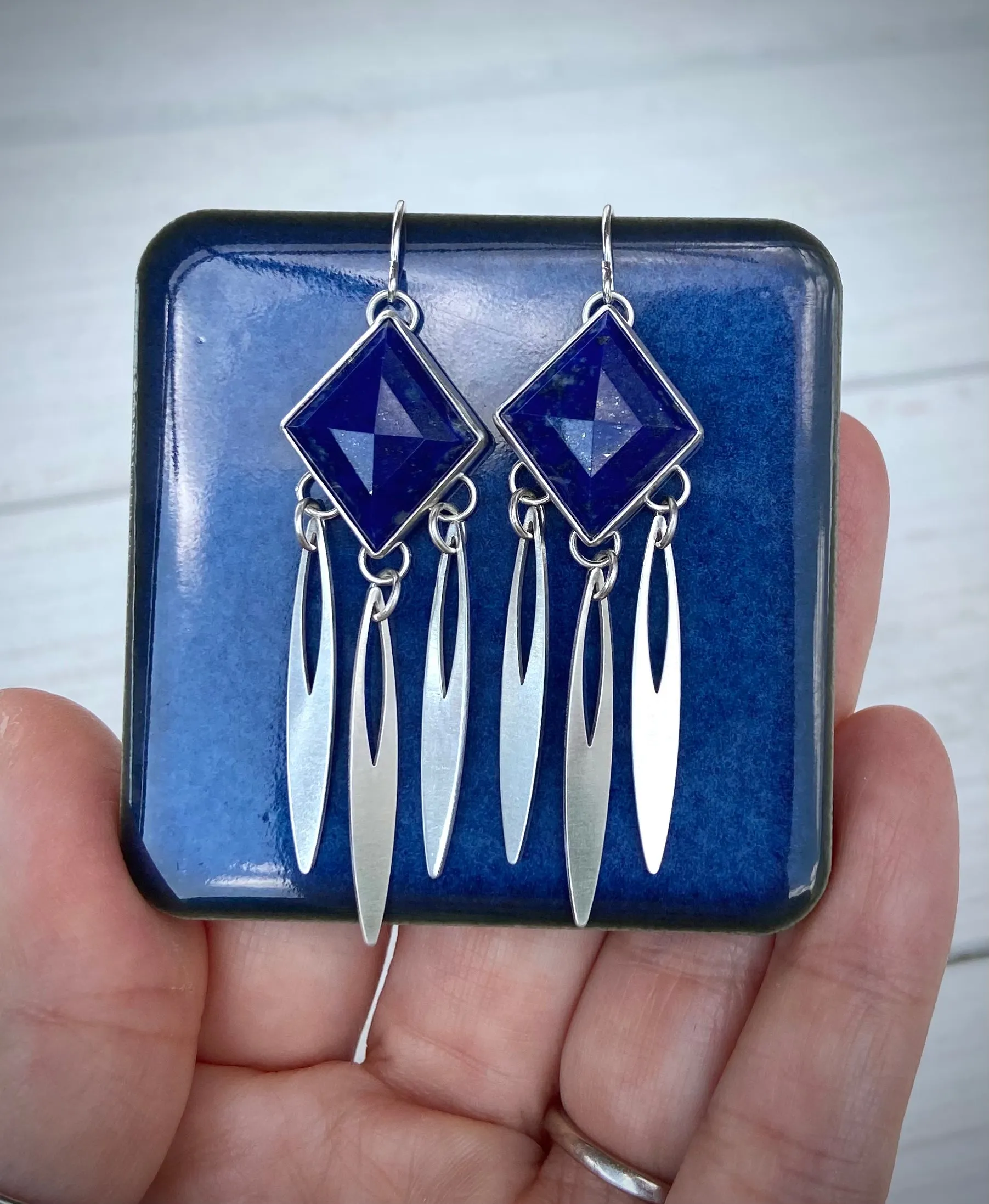 Lapis Lazuli Drop Earrings