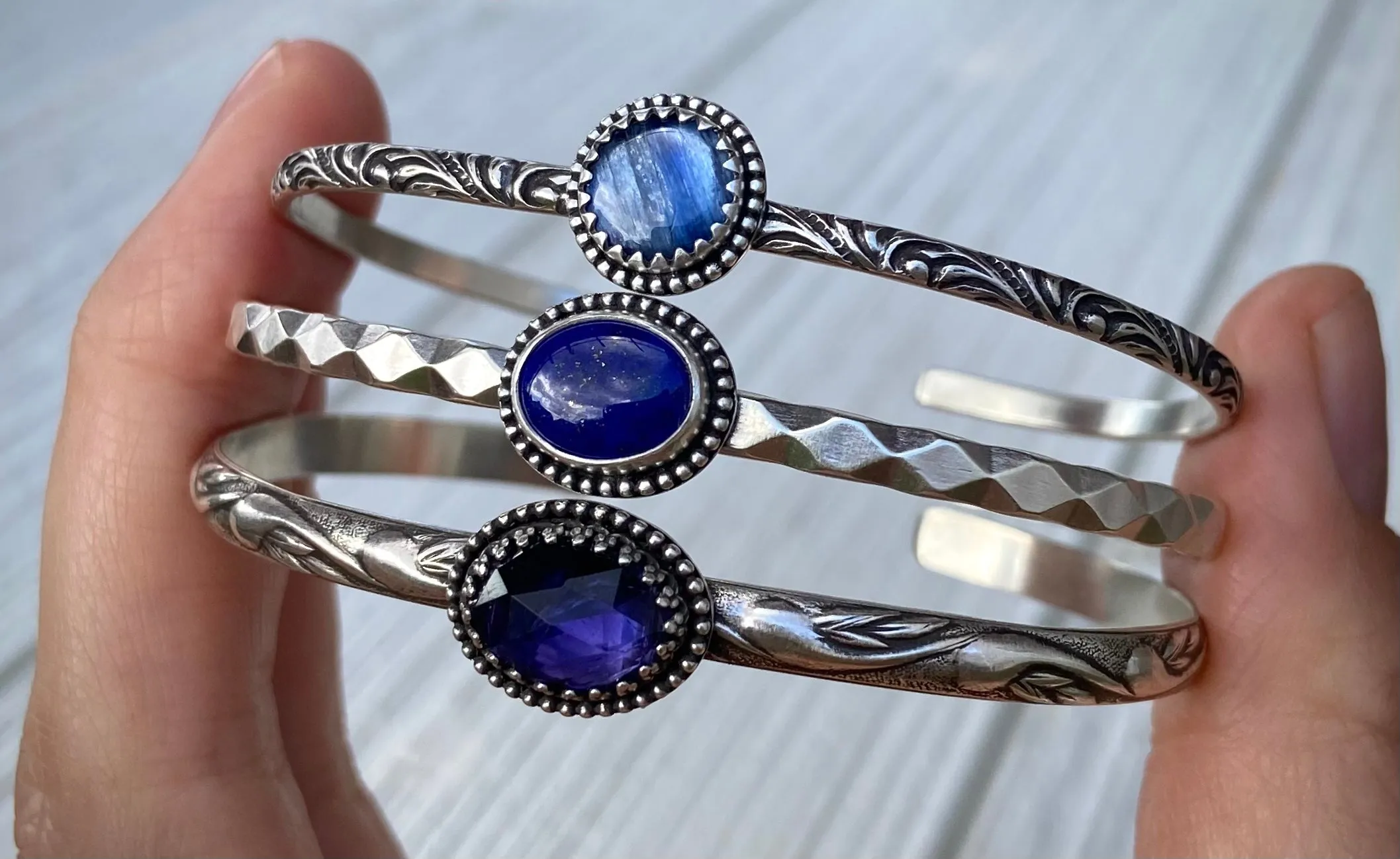 Lapis Lazuli Stacker Cuff