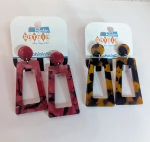 Large dangle earrings