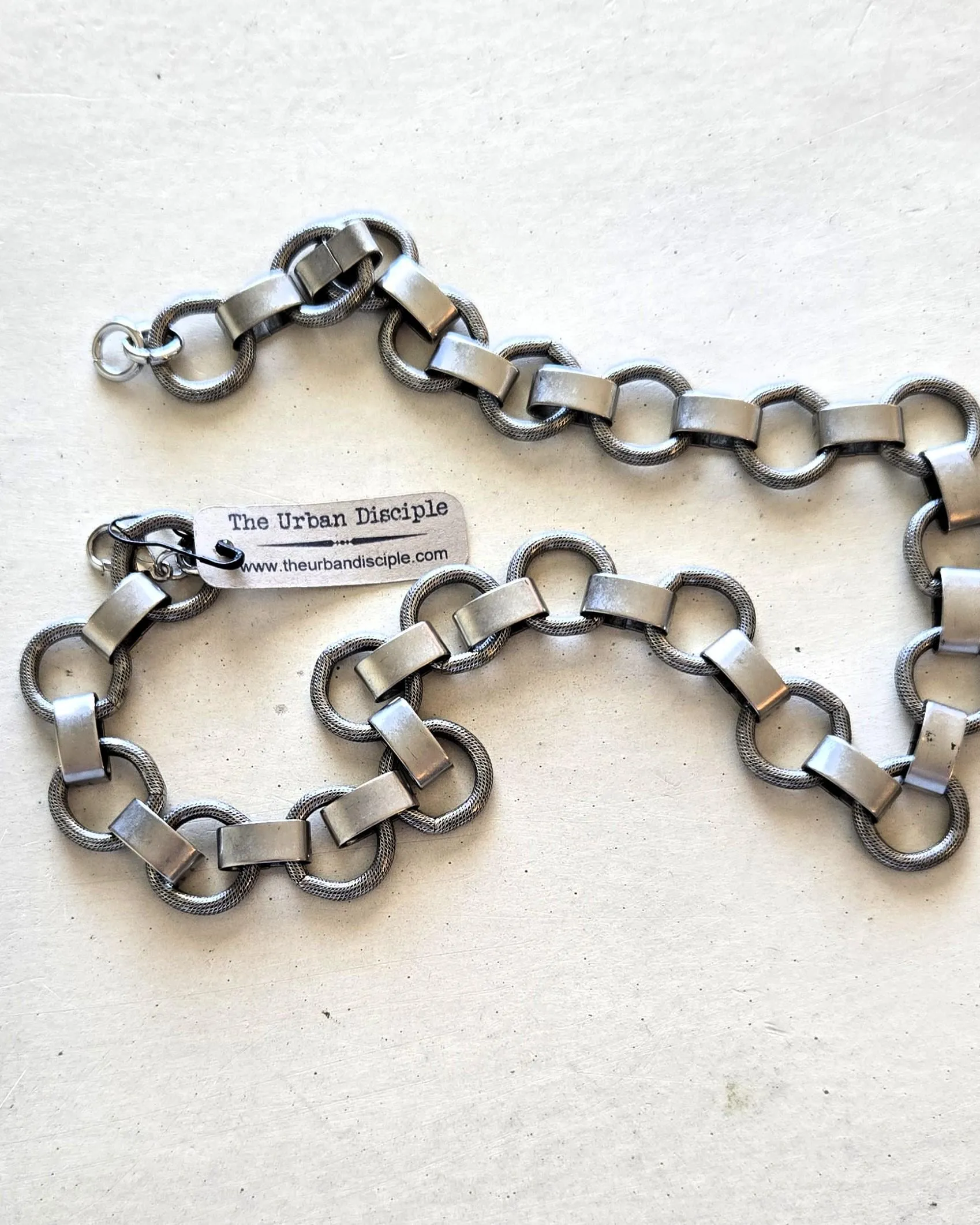 Large Link, Stainless Steel Choker Necklace- Chunky Gold or Silver Chain, -Large Chunky Chain-Handmade Custom Jewelry