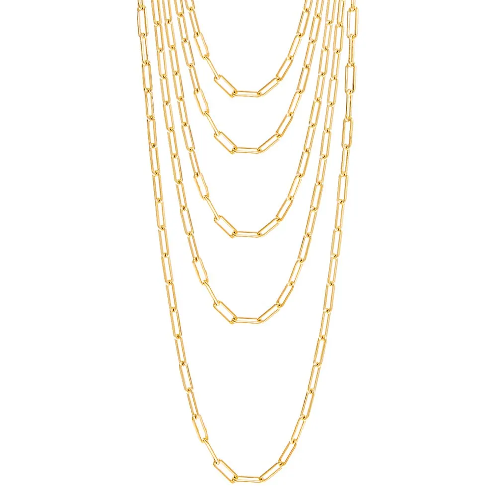 Large Paperclip Link Necklace