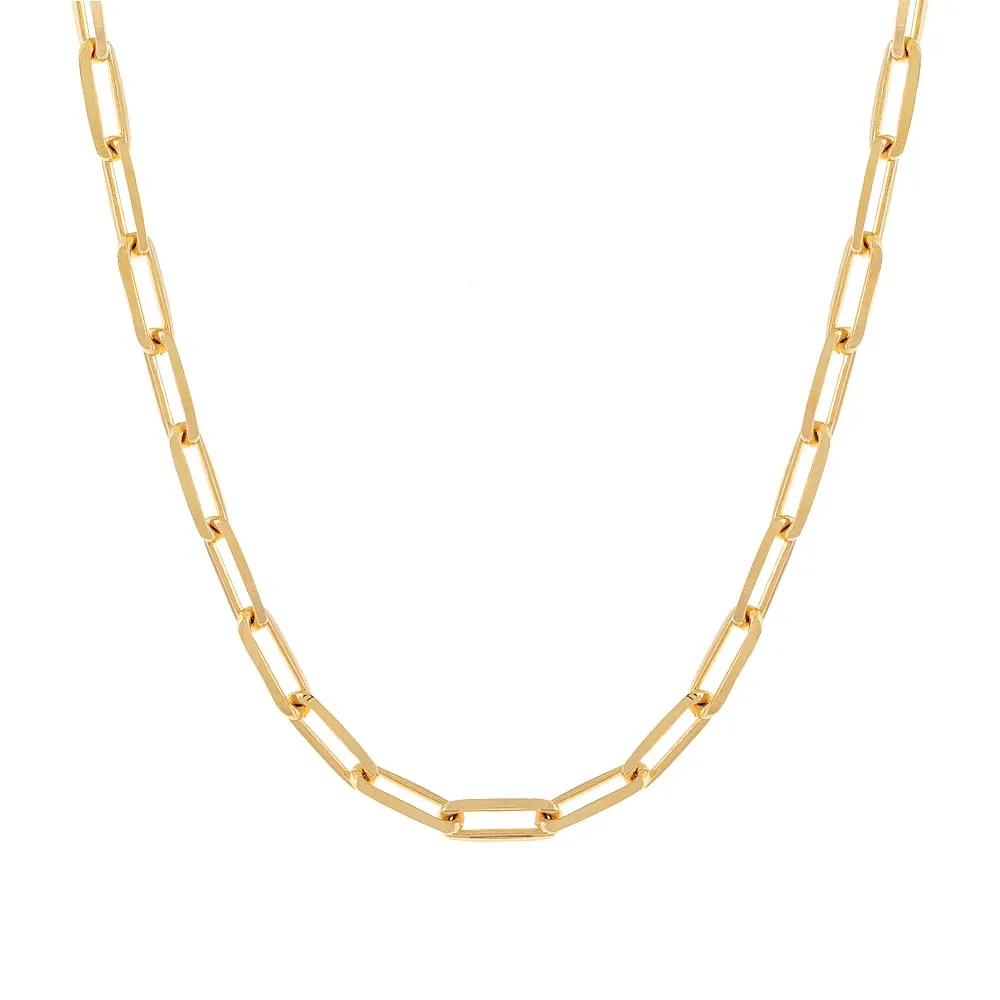 Large Paperclip Link Necklace