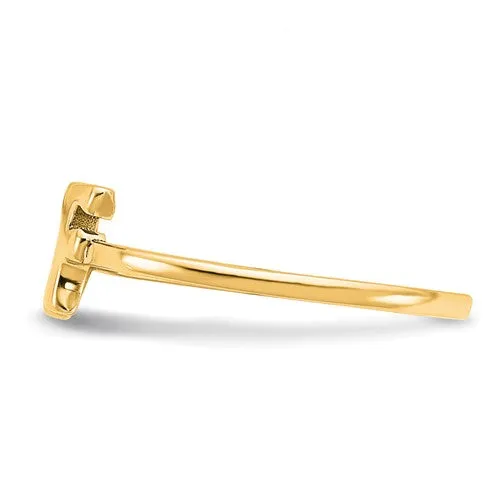 Laser Polished 2-Initial Ring XNR75