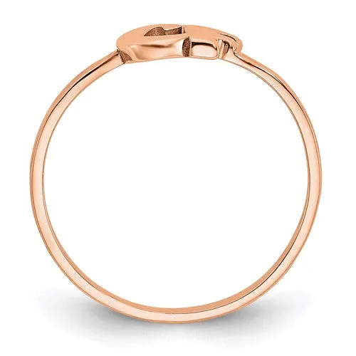 Laser Polished 2-Initial Ring XNR75
