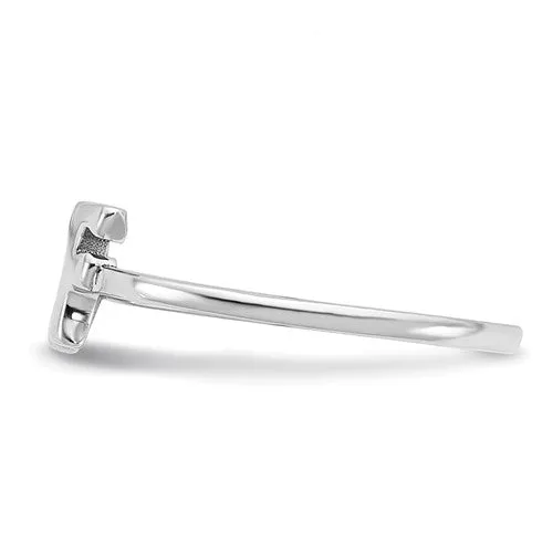 Laser Polished 2-Initial Ring XNR75