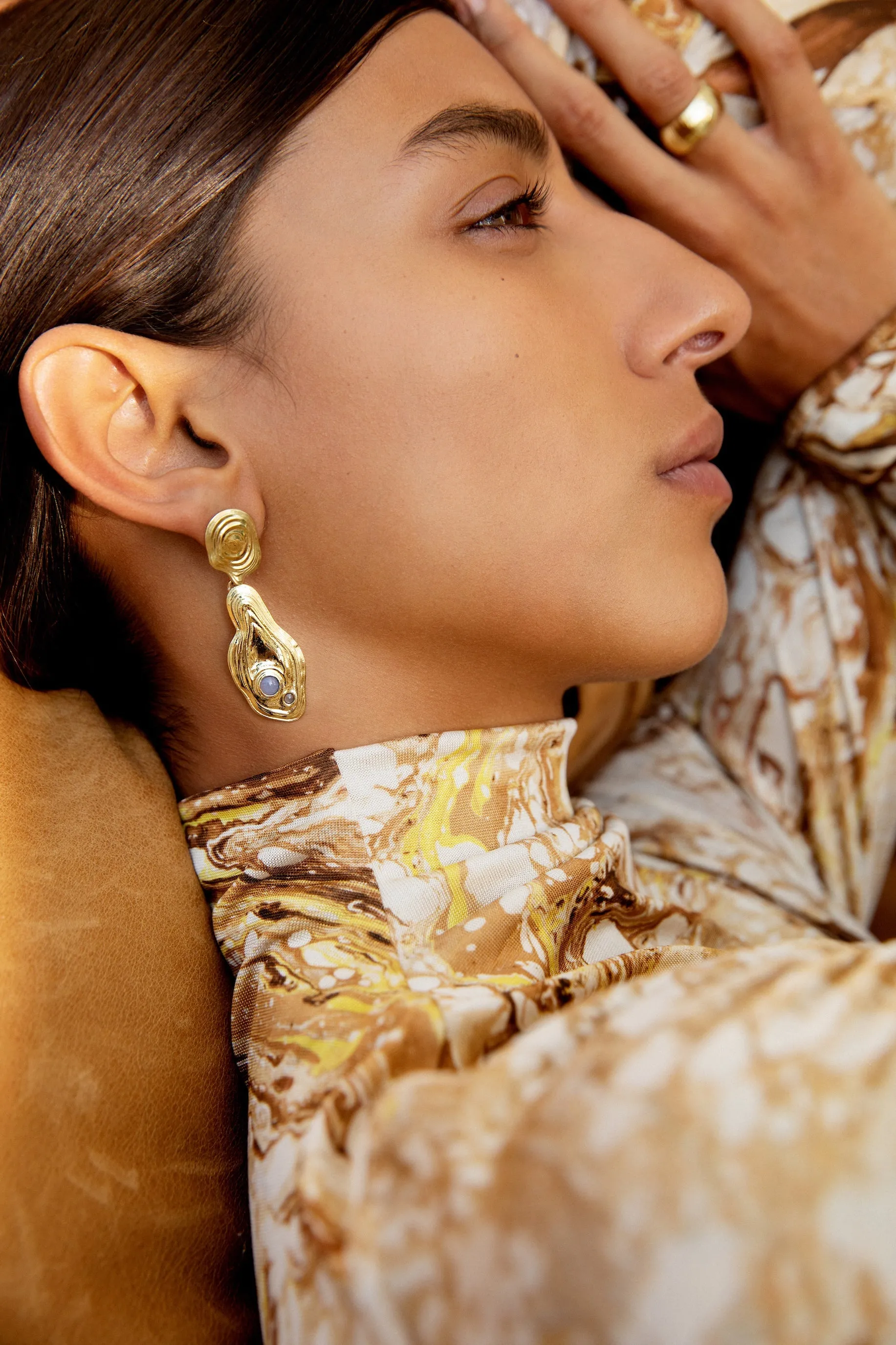 Lava Drop Earrings
